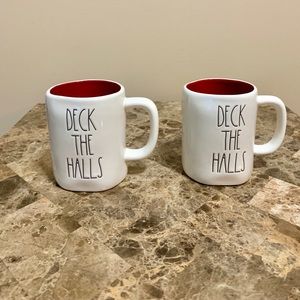 Rae Dunn Deck The Halls Mugs